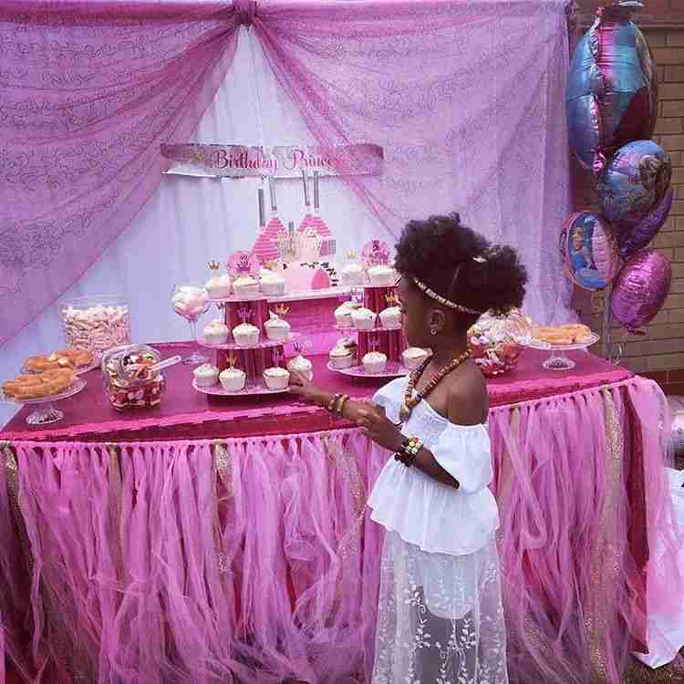 Asamoah Gyan's daughters birthday photos 