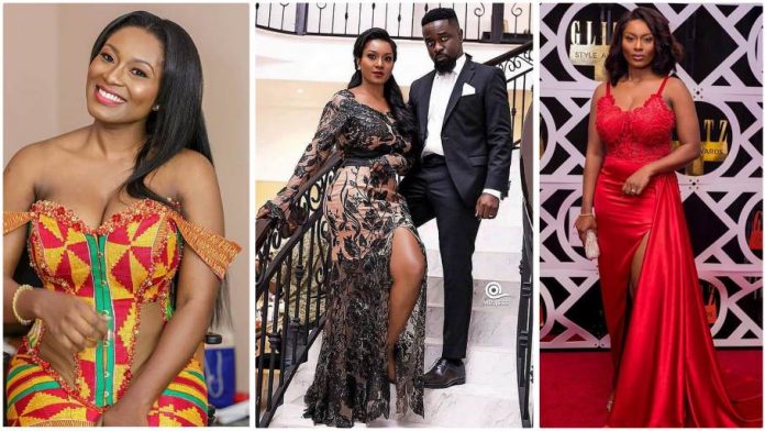Sarkodie stuns social media with rare photo with brothers of his wife Tracy Sarkcess