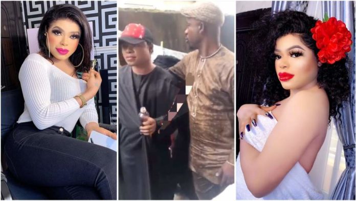 Bobrisky ditches cross-dressing, shows up as a man at his father’s birthday party
