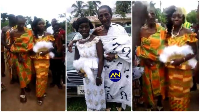 90-year-old man marries 24-year-old lady