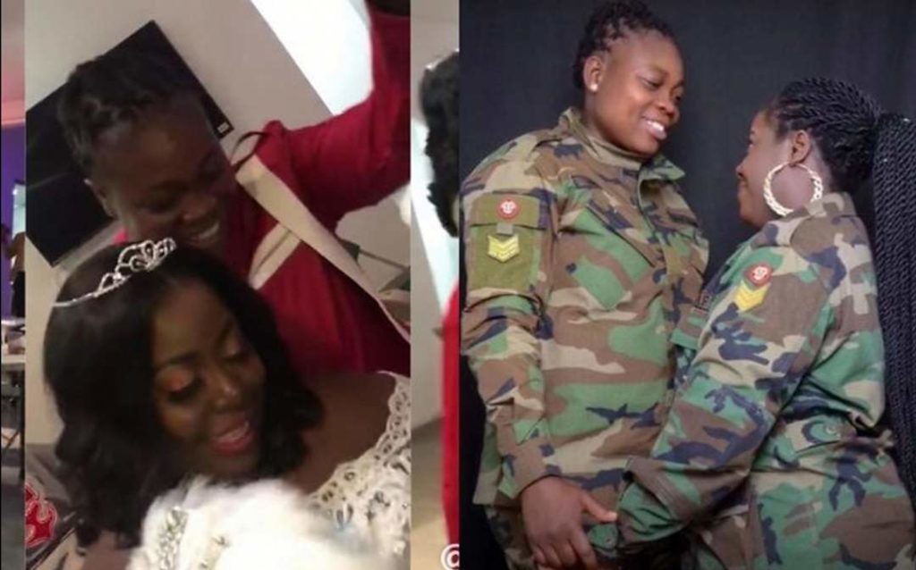 Ghanaian military lesbian couple