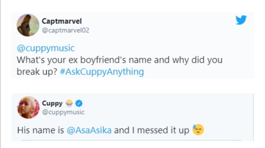 DJ Cuppy and Asa Asika 
