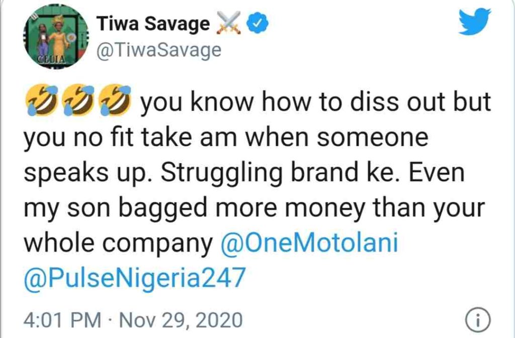Tiwa Savage 