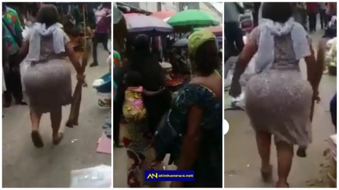 well-endowed woman in the market