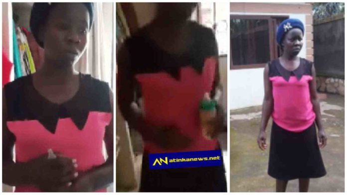 Wicked housemaid feeds her boss baby with urine
