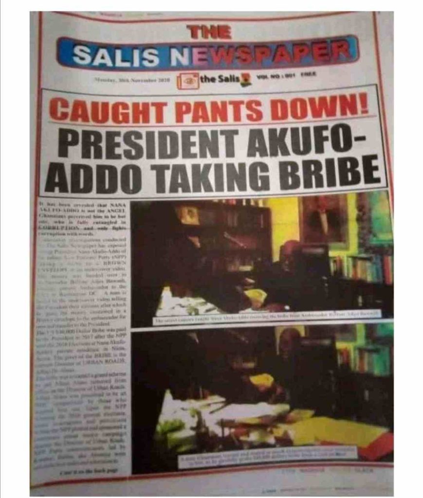 Akufo Addo bribe video