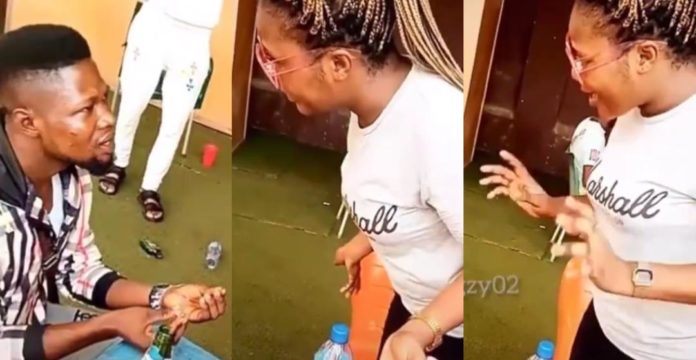 Lady Humiliates guy as she rejects her proposal