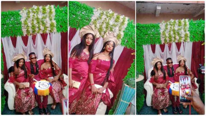 Nigerian twin sisters who got married to one man
