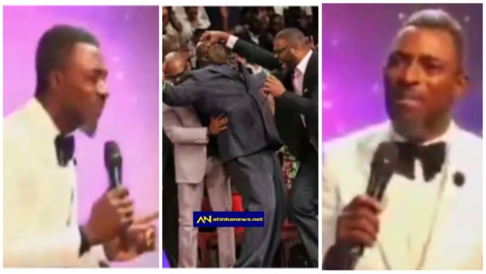 Pastor warns members falling under anointing