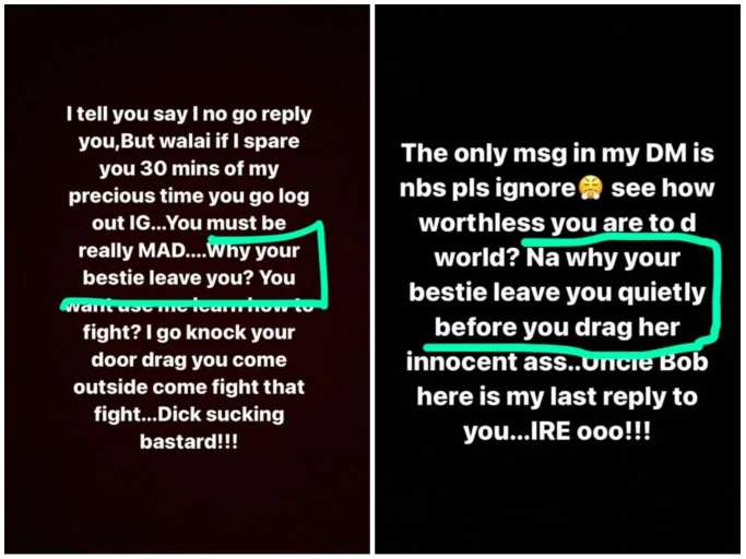 Bobrisky and actress Nkechi Blessing fight 