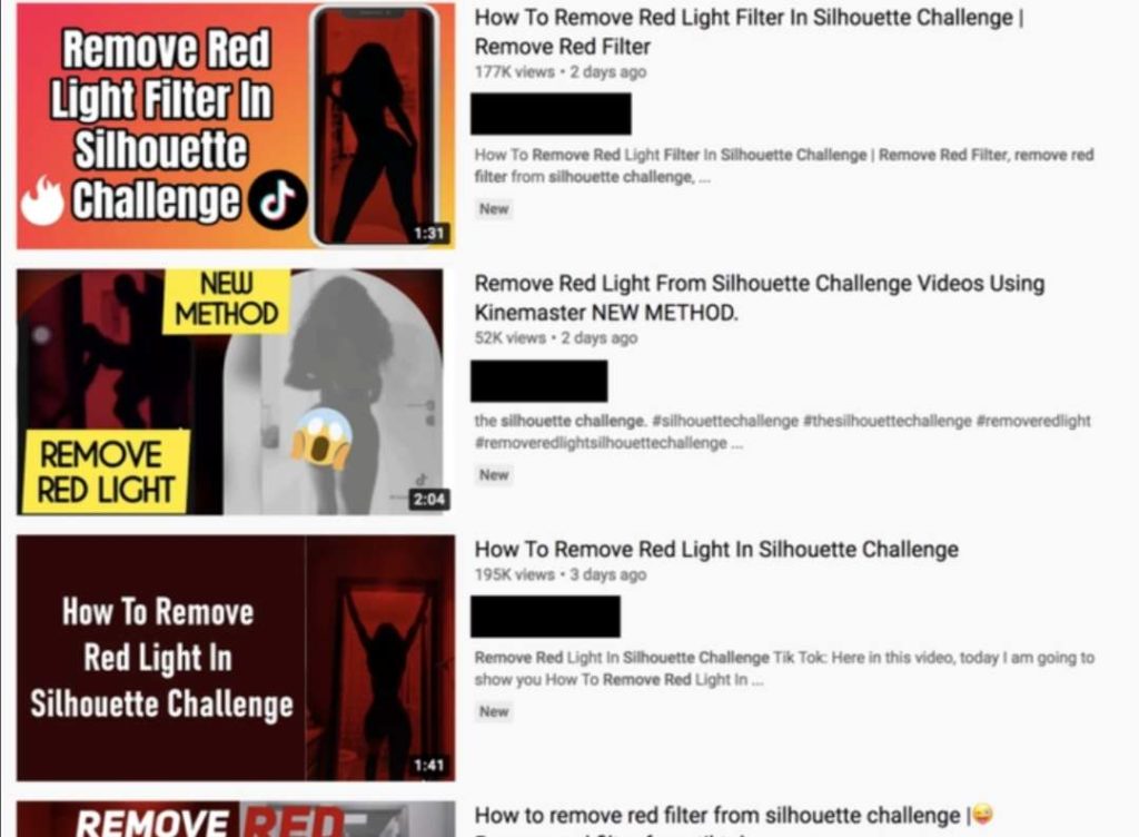 How to remove silhouette challenge video filters 
