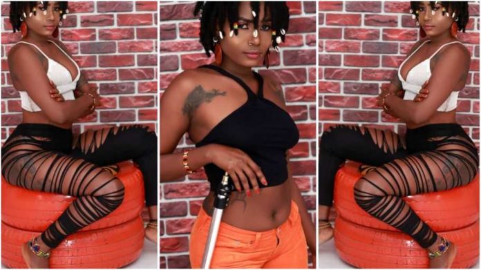 Labena, Ghanaian female musician with both female and male reproductive organs