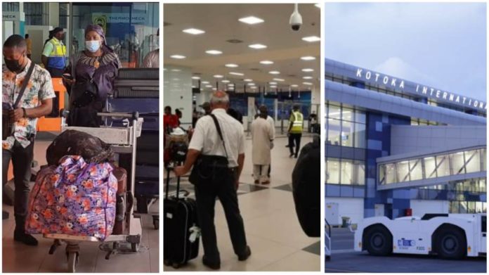 Passengers stranded at Kotoka Int Airport as staff withdraw services