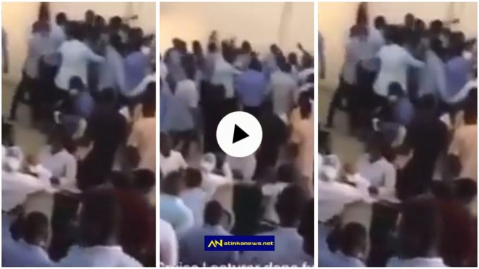 Students beat lecturer for collecting answer scripts