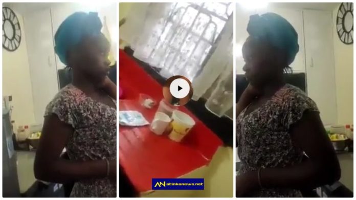 Housemaid caught cooking with her urine