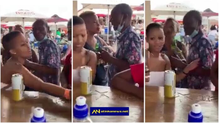 Aging SPONSOR caught on camera ‘chopping’ his pension with slay queens