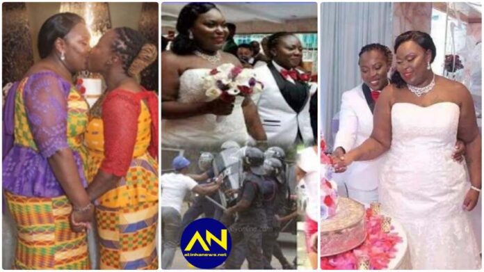 Police has apprehended some 22 people lesbians who gathered to hold a wedding ceremony