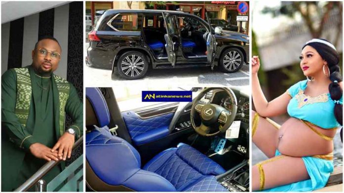 New mother Rosy Meurer receives Lexus ride as push gift from Olakunle Churchill