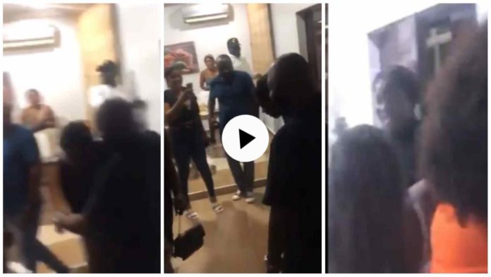 Lady given a heavy slap for almost ruining a birthday surprise