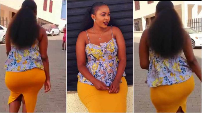 Slay Queen uses her big Nyash to woo people to church