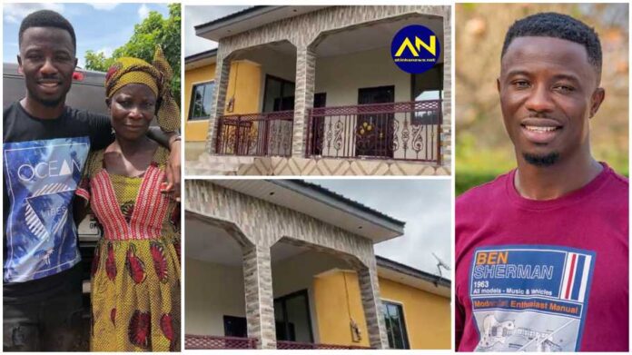 Kwaku Manu has built a new house for his parents