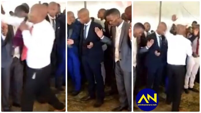 Pastor heavily slaps congregants