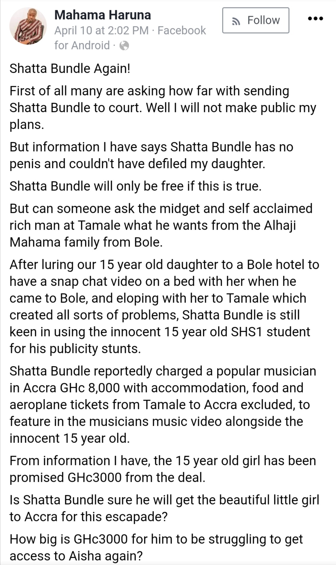 Shatta Bandle 