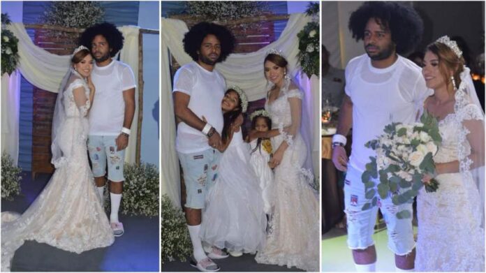 Groom causes confusion after showing up to his wedding in t-shirt & ripped jeans