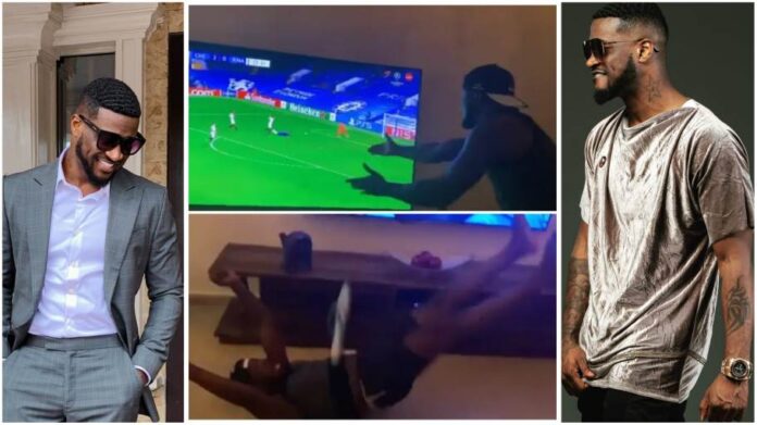 Peter Okoye jubilate as he becomes $100k richer after Chelsea’s win against Madrid