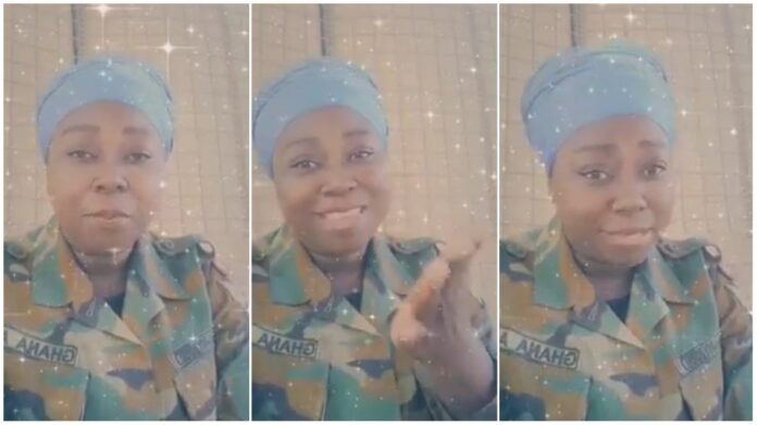 Ghanaian female soldier looking for husband
