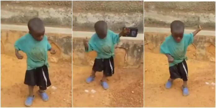 Little kid displays amazing dancing skills in video
