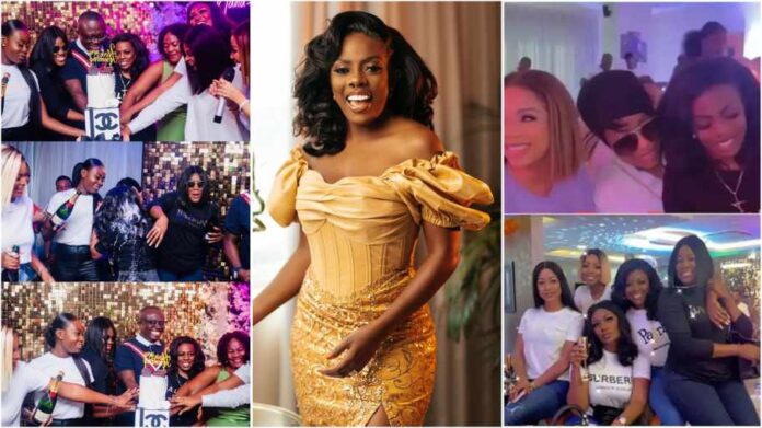 Thieves steal scented candles at Nana Aba Anamoah’s birthday party