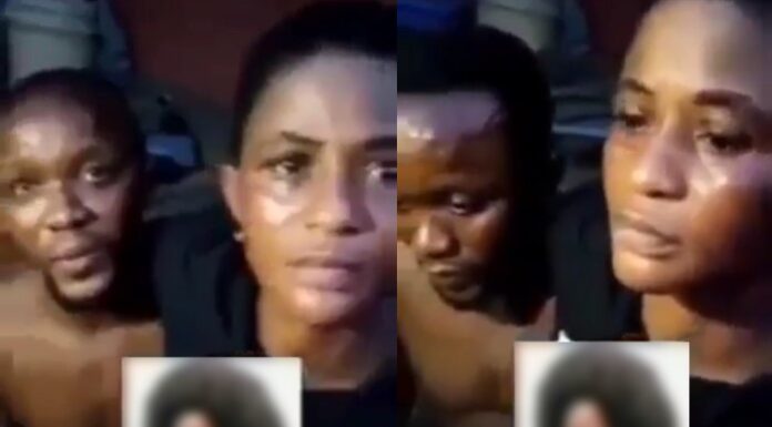 Woman caught with sleeping married man