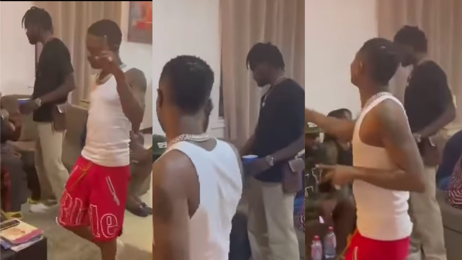 Wizkid sings Fameye’s praise song "word for word" as he party’s with him in Ghana