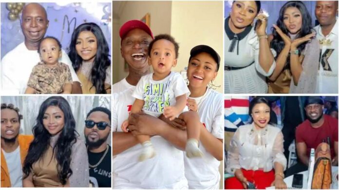 Actress Regina Daniels shares official photos from son’s first birthday party