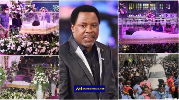 Prophet TB Joshua laid in state at Synagogue Church of All Nations