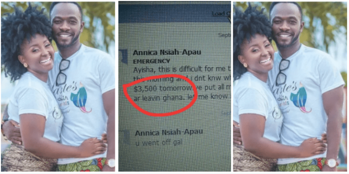 Ayisha Modi humiliates Okyeame Kwame’s wife as she leaks chat of her begging her for $3,600