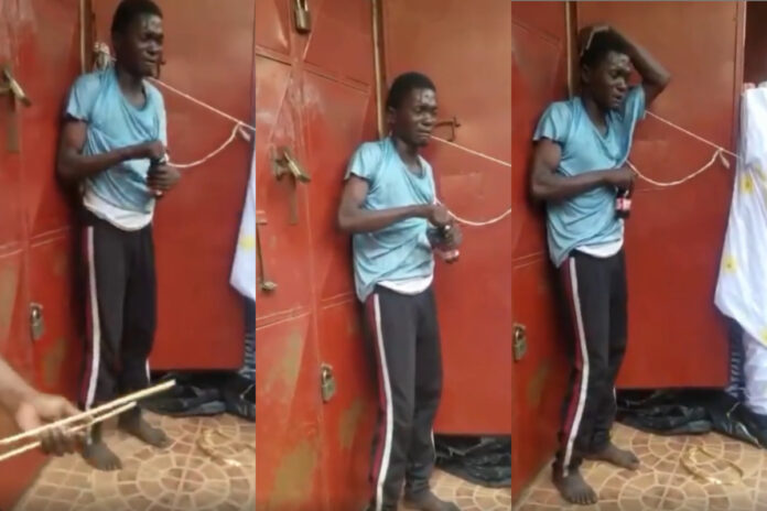 Thief given malt and forced to dance after he was caught stealing