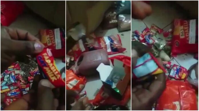 uncovering illicit drugs concealed in food items given to him to deliver to someone in Dubai