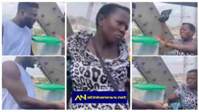 Man changes life of pregnant street hawker, bought all her wares for GH¢1.4K and promises not to make her hawk again
