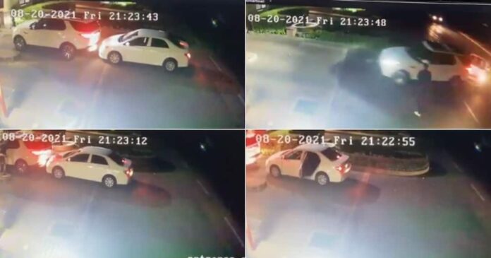 Lonehill car hijacking CCTV footage
