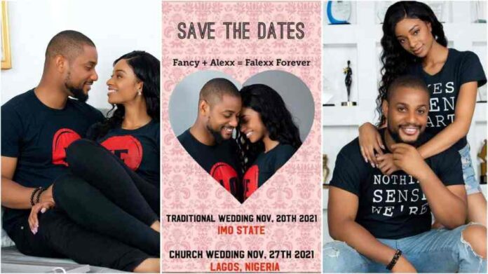 Alexx Ekubo and Fancy Acholonu wedding