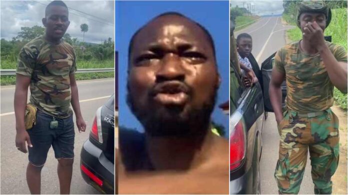 Military men save Funny Face after suicide attempt