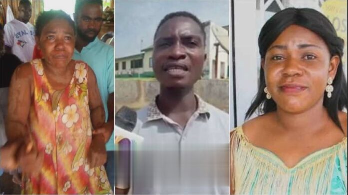 husband of the missing but found Takoradi pregnant woman