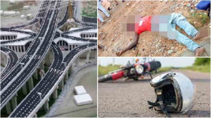 riders dies after falling off 3rd-tier of Pokuase interchange