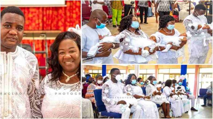 Ghanaian couple give birth to quintuplets after 8 years of waiting
