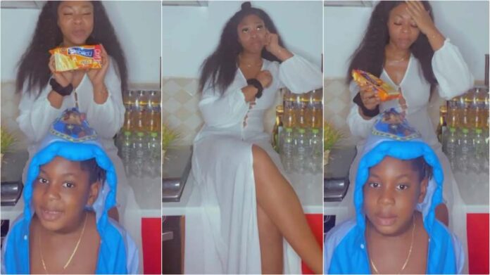 Ghanaian dancehall musician Shatta Wale's son, Majesty, has got fans talking with a new video of him shooting an advert with his mother Michy.