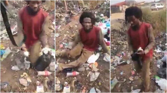 Man faking madness to collect used sanitary pads