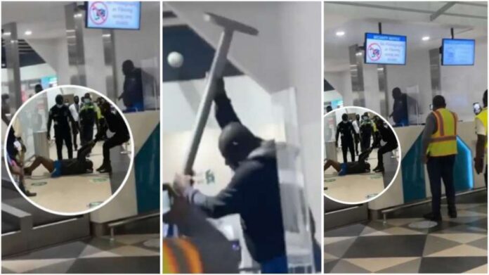 Man strangely runs mad at Kotoka international airport