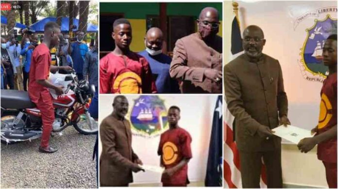 Okada rider who returned GHc300K he found gets 60K scholarship and job from the president